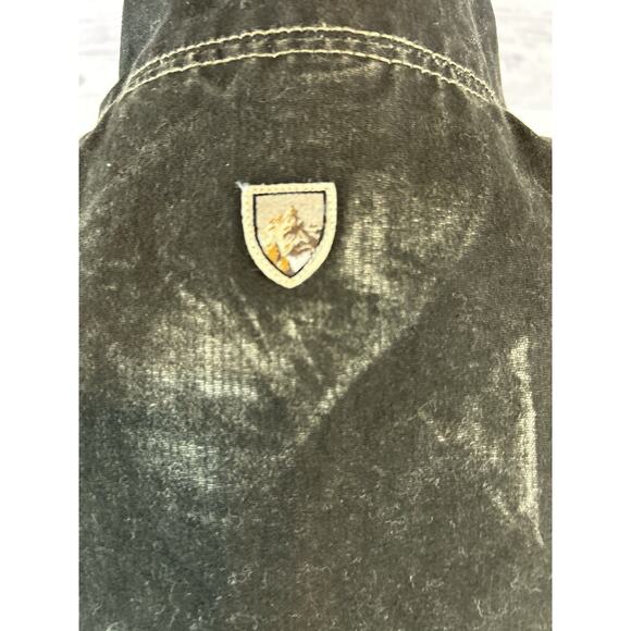 Kuhl Burr Vest Mens Medium Patina Dye Canvas Rugged Workwear Outdoor Zip Pockets - Picture 5 of 8